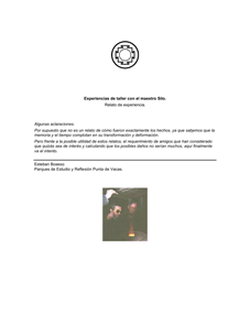 Esteban Boasso - Experiencias de taller con Silo