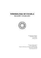 Fernando Garcia - Terminología de Escuela - Encuadre y vocabulario 