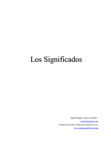 Maxi Elegido - Los Significados