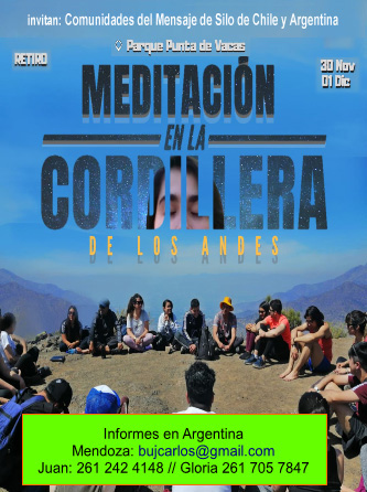 MEDITACIÓN EN LA CORDILLERA DE LOS ANDES