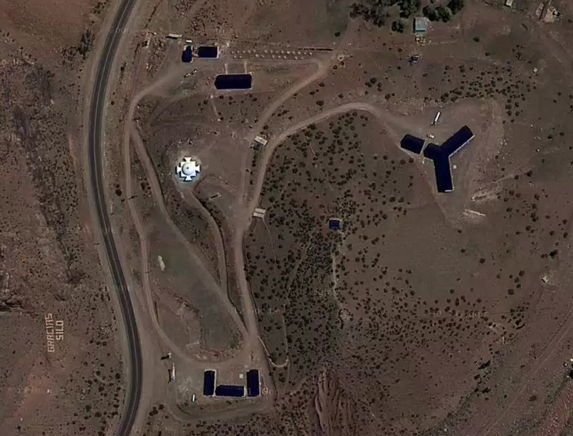 Parque Punta de Vacas - Imagen satelital