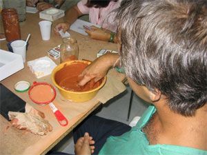 Moldes de escayola para trabajar con barbotina