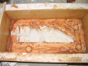Moldes de escayola para trabajar con barbotina