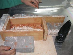 Moldes de escayola para trabajar con barbotina